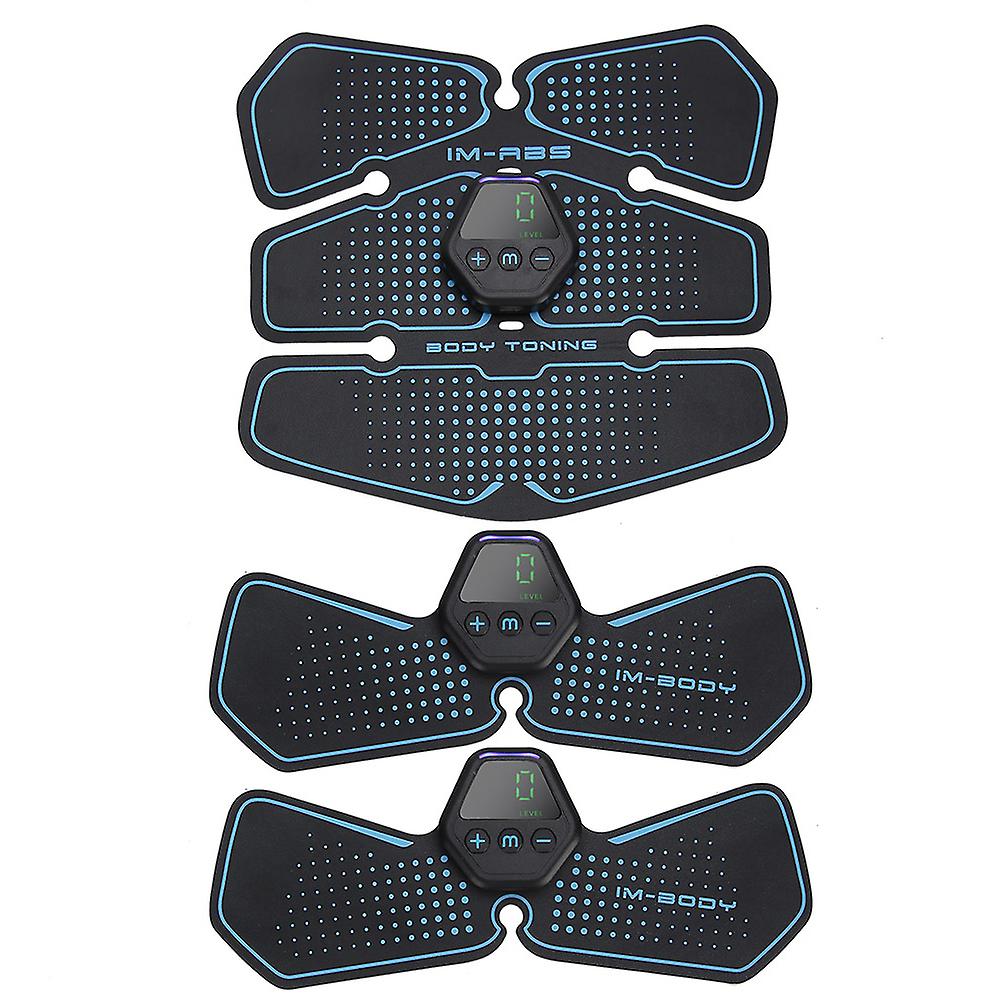 EMS Abdominal Muscle Trainer Digital Display Charging Exercise Fitness Patch