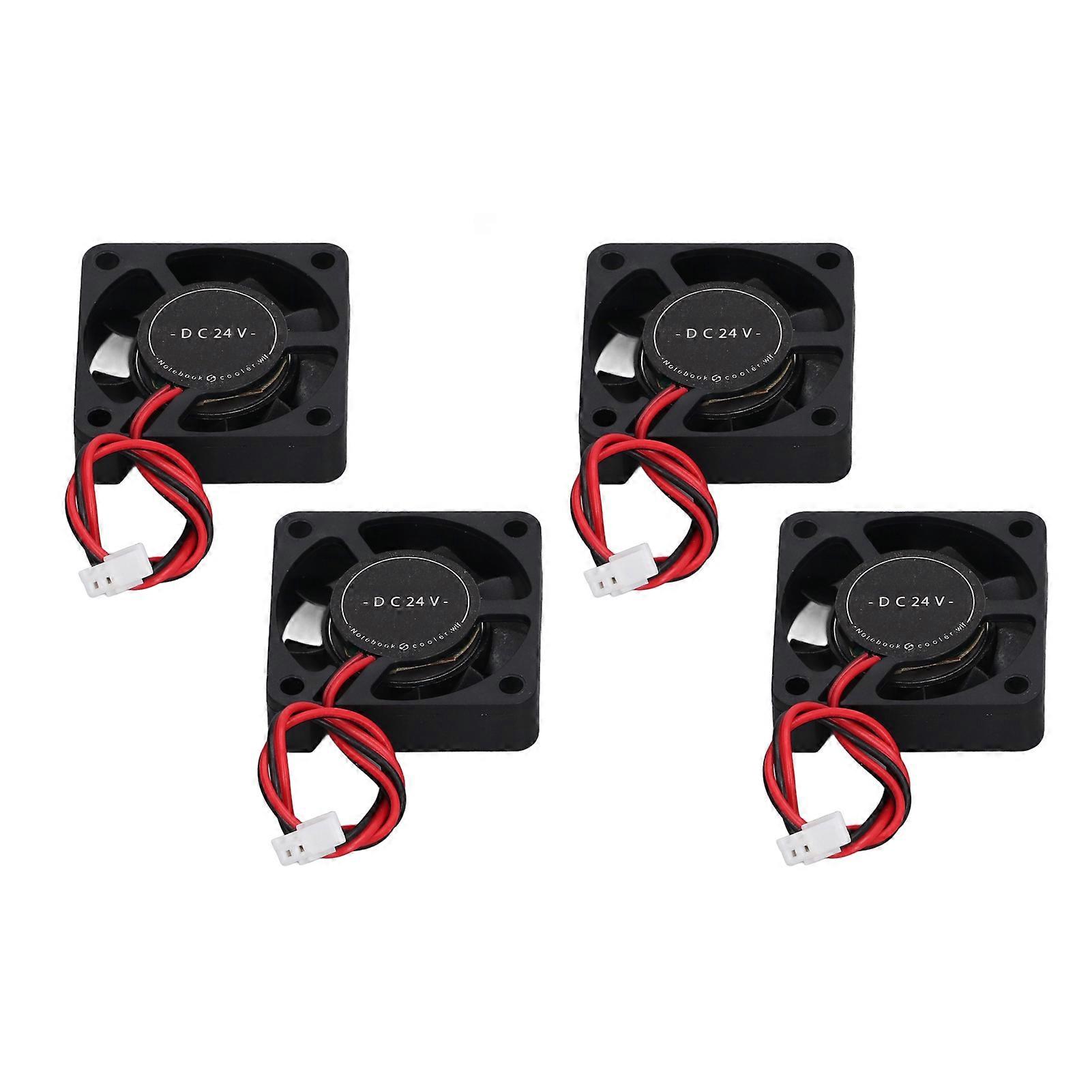 4 قطع فرش مروحة التبريد دبوس مبرد جزء التبعي للطابعة ثلاثية الأبعاد الطارد نهاية الساخنة DC 24V 