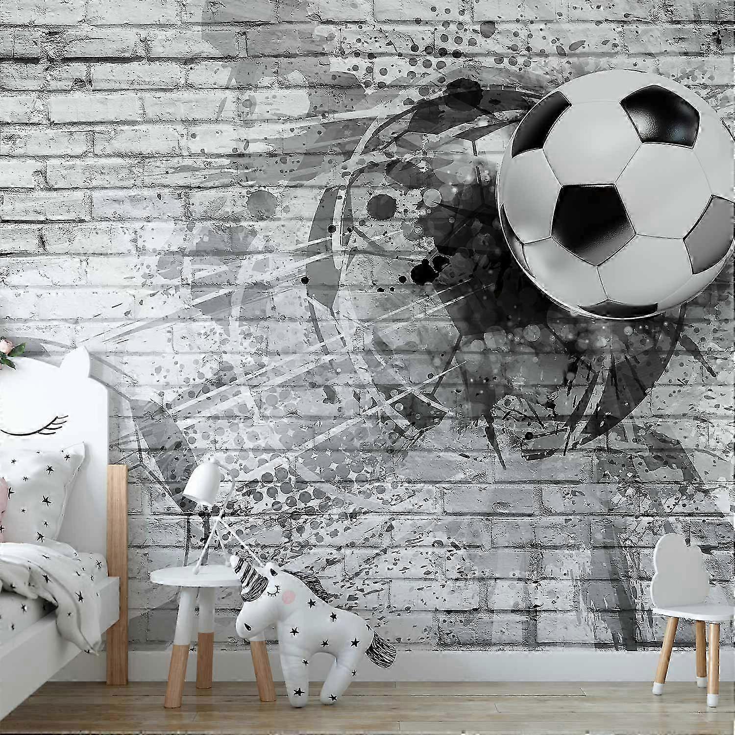 Self-adhesive Wall Mural - Dynamic Football