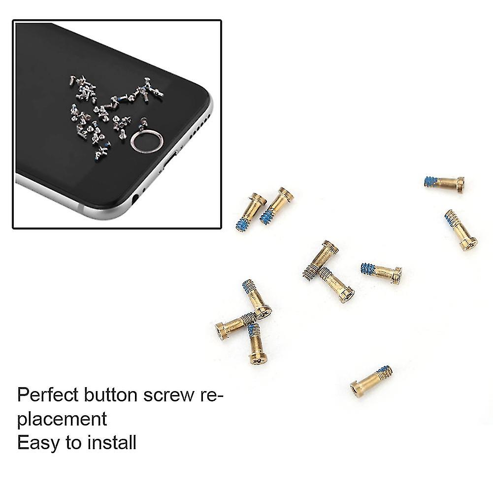 2000Pcs Gold Replacement Bottom Screws for iPhone 4/4S/5/5S/5SE/6/6P/6S/6SP