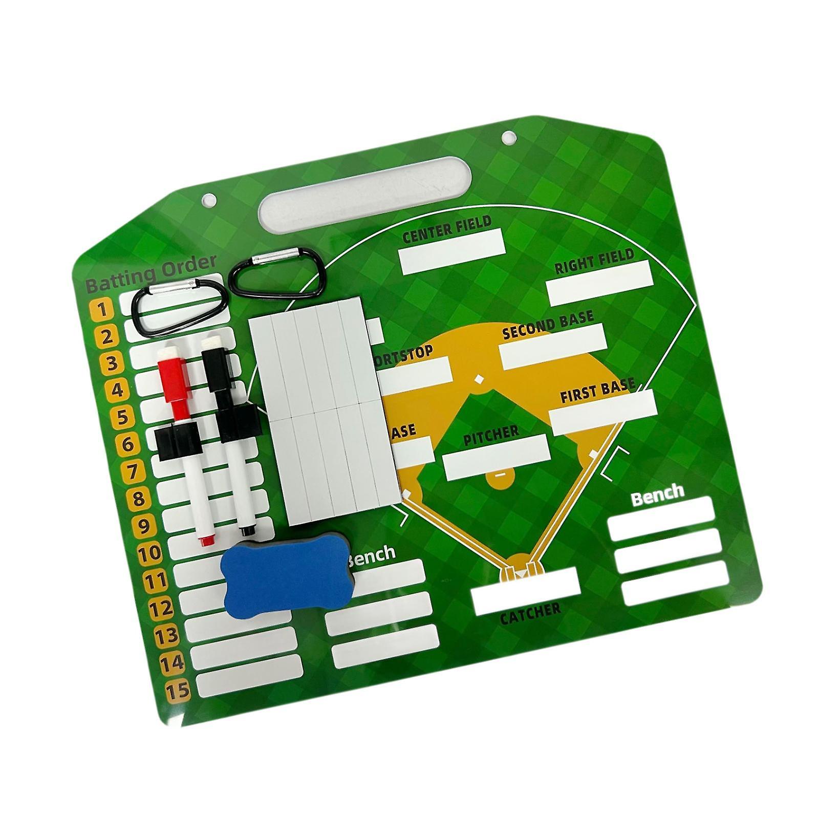 野球コーチングボードソフトボールクリップボード審判両面トレーニング