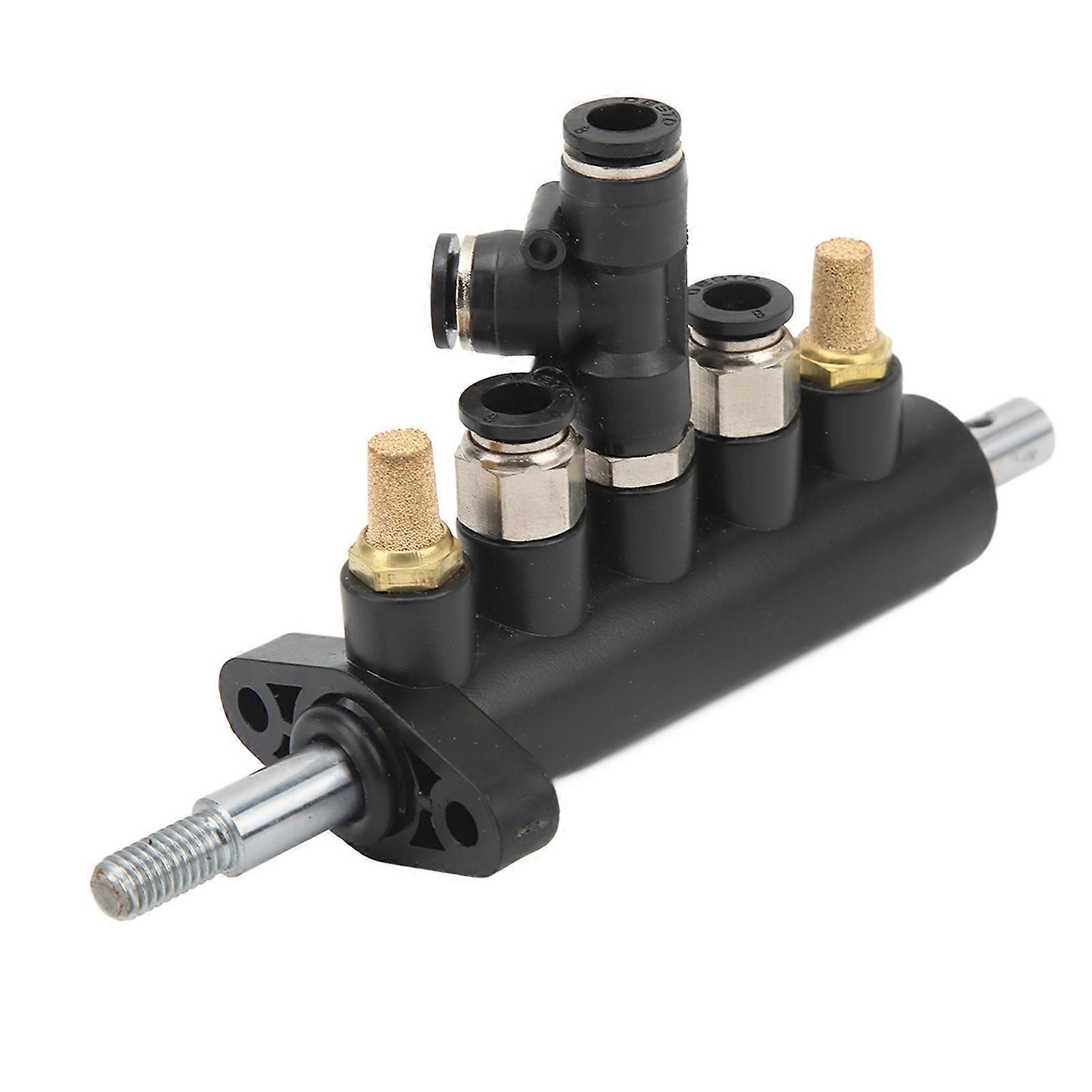 タイヤチェンジャーマシンエアコントロールフットペダルバルブ5ウェイアルミニウム合金36mm穴距離交換用品