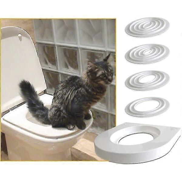 Sedile WC per gatti Sistema di addestramento WC Cathuva Cathuva Sistema di addestramento per WC per abituare il tuo gatto alla toilette