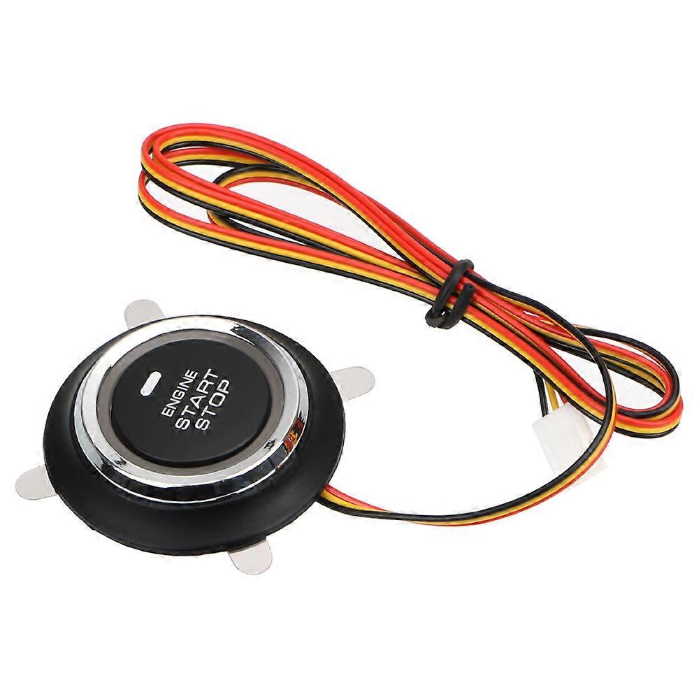 Universal less Car Key Systems Key blade -styling Auto Replacement 12V Auto  Engine Start Stop Push Button Entry Ignition Starter Switch