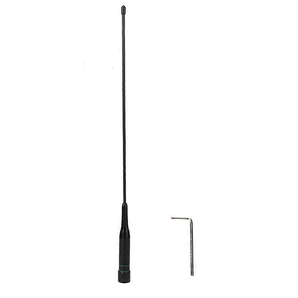 Bottom Anti~Collision Spring Soft UV Dual Frequency 144/430MHz Car Gain Antenna E2U911