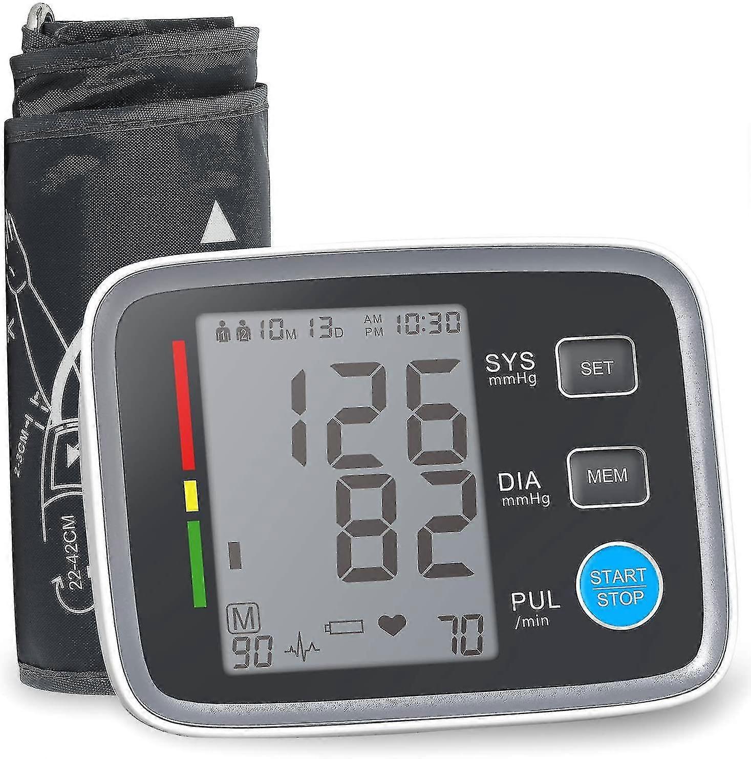 Accurate Blood Pressure Monitor For Arm Adjustable Bp Cuff 21 Inch Cuff Lo-