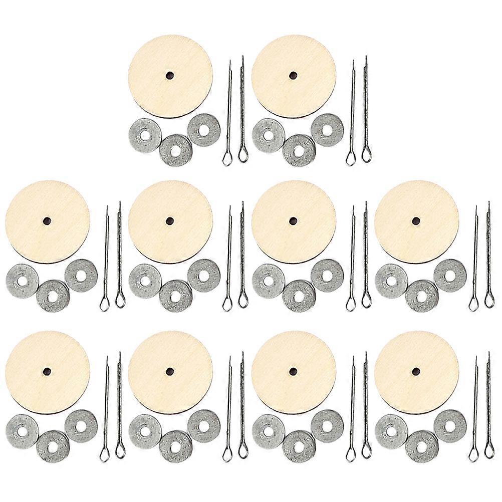10 Sets DIY Doll Joints Gaskets Replacement Doll Making Limb Joints Materials with Accessories