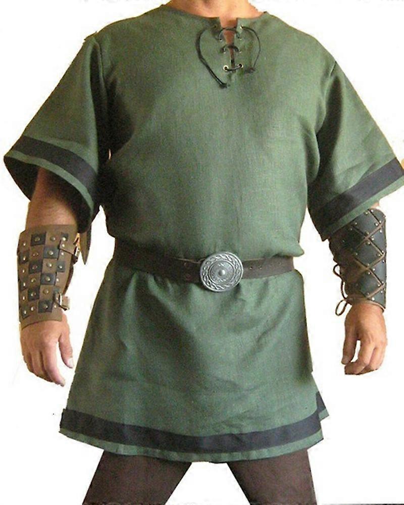 Μεσαιωνικός ιππότης στρατιώτης Ρόμπες Viking Pirate Μπλούζα Performance Ένδυση Αρχαία Ρώμη Φρουρά συνοδείας Μπλουζάκι Μπλουζάκια Μπλούζες Cospaly Κοστούμι