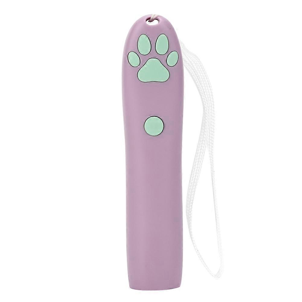 Pet Cat Claw Print Teaser Toy Projector Pen for Pet Playing Interactive Funny Exercise Training ToysPurple