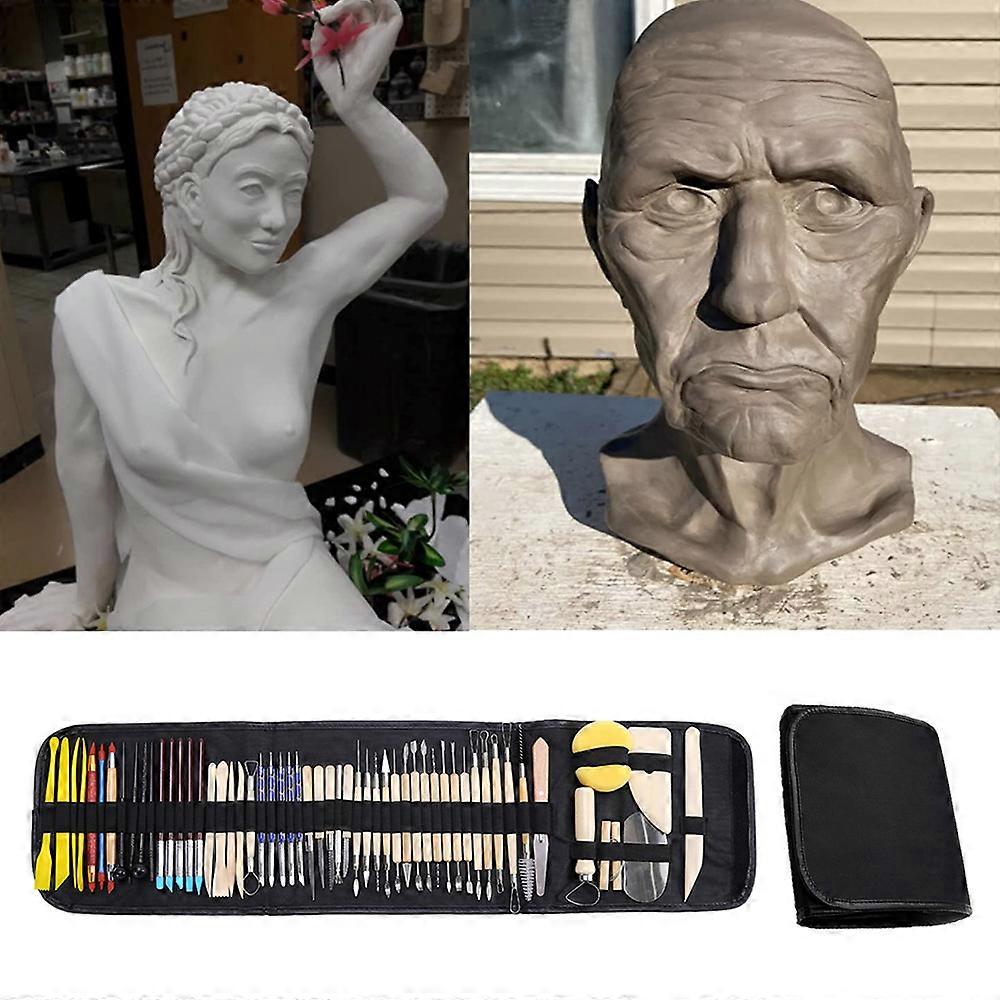 Set De 10 Herramientas De Escultura Para Arcilla Y Cerámica, Con 5 Tipos De Puntas, Ideal Para Principiantes En Manualidades Y Decoración De Pasteles