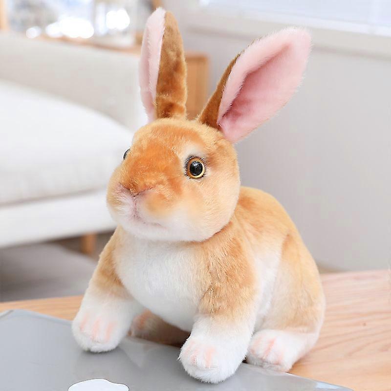 Simulation Kaninchen Puppe 2023 Sternzeichen kleines weißes Kaninchen Jahr Maskottchen Puppe Plüschtier Puppe Kinder Geschenk weiblich