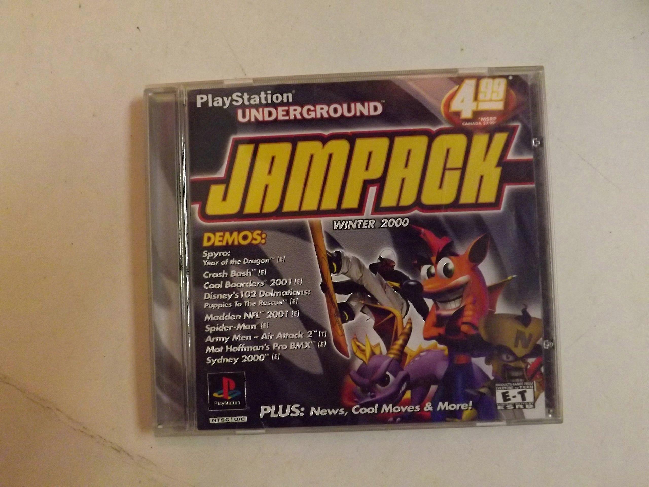 Psx Underground Jampack Winter 2k  Game -  - PAL - New & Sealed
