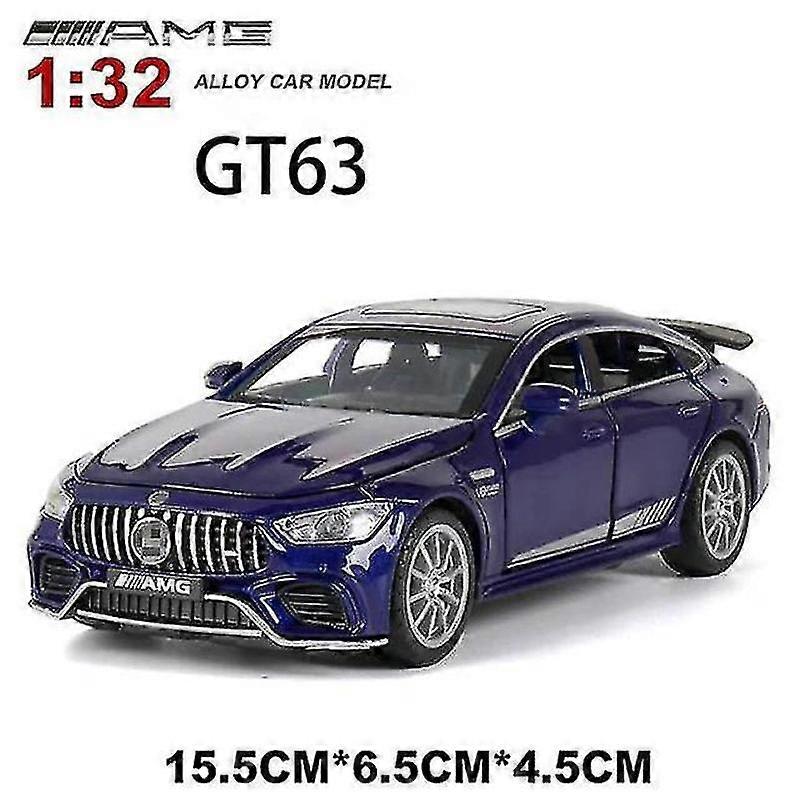 Barsinfi pol :32 BENZ AMG GT63 Alloy Model Diecasts Toy(Blue)