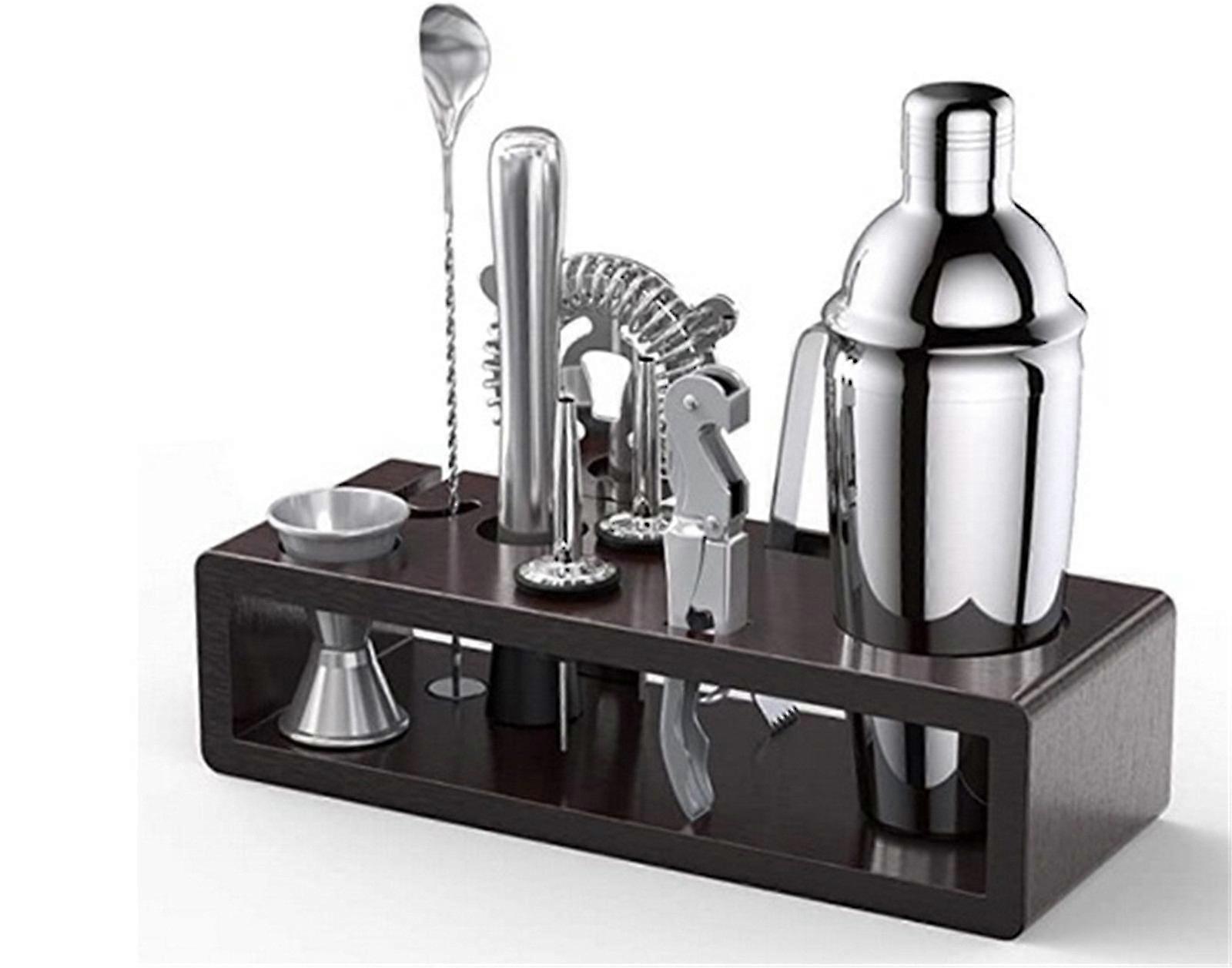 professional bar tools set bartenders cocktail shaker cocktail rack stand jigger