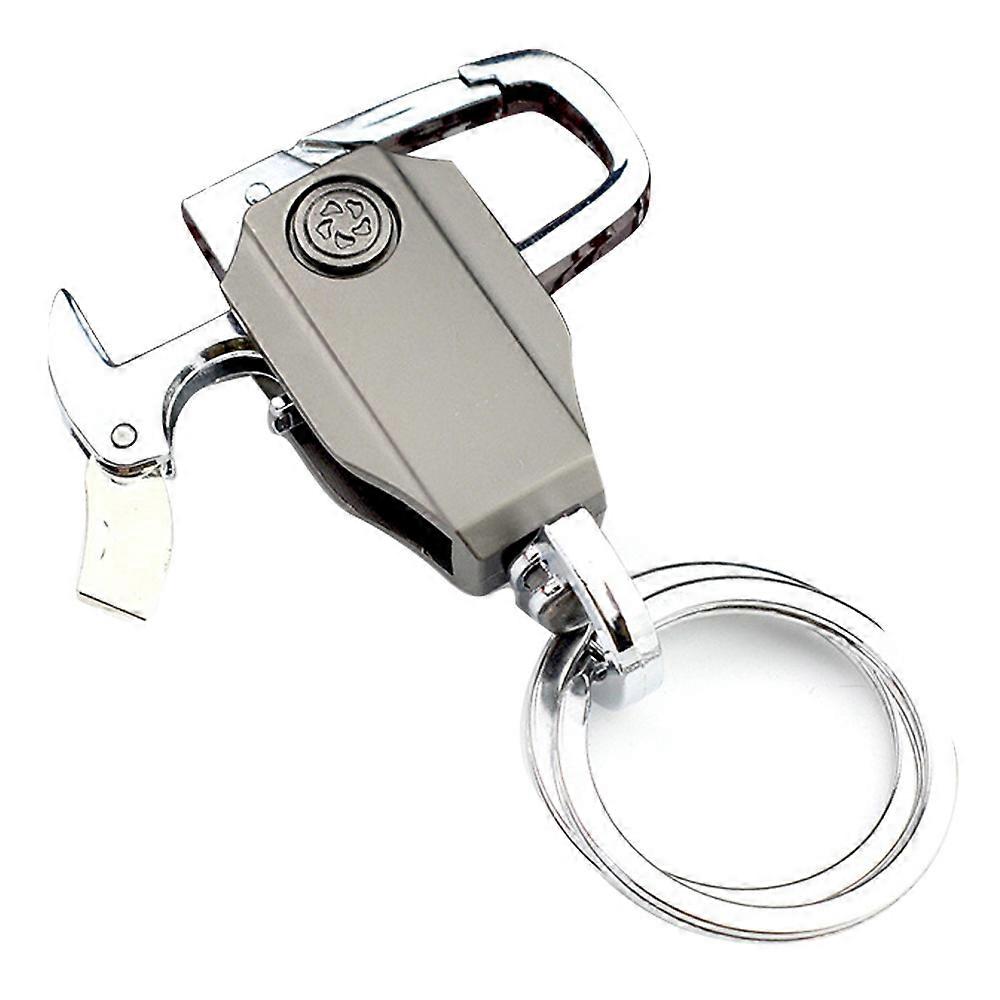 Car accessories fidget spinner keychain bottle opener three-in-one multi-function keychain