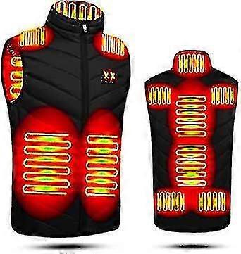 Heated Vest For Mens And Womens, Usb Electric Heating Vests, 3 Temperature Levels Electrically Heated Jacket(Excluding power bank)