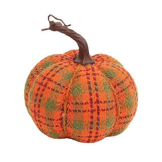 Autumn Knitted Pumpkin Ornament Cloth Pumpkin Home Craft Halloween Party Thanksgiving Day Party Decoration Pumpkin Photo Props