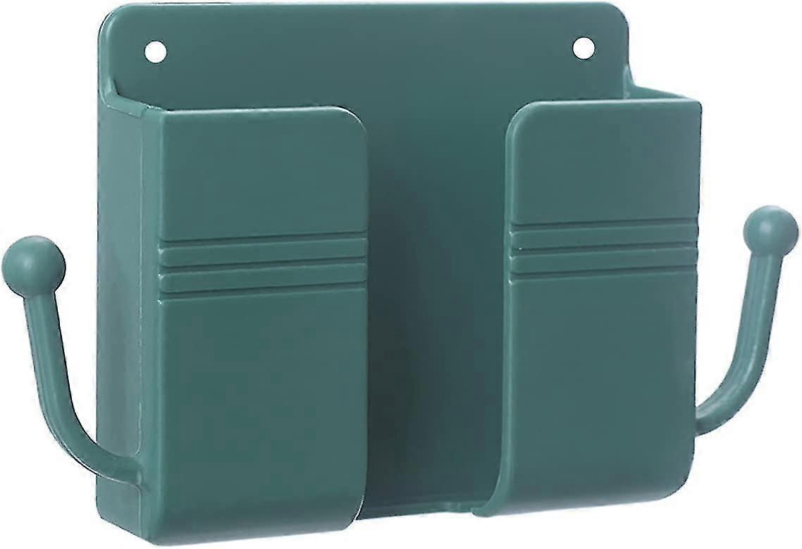 Wall-mounted Remote Control Storage Box (green)