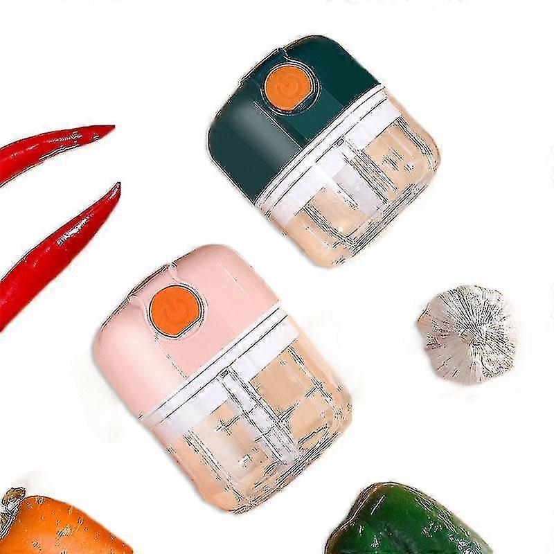 Electric Garlic Chopper Machine Meat Processor Blender Slicer Grinder Mashers