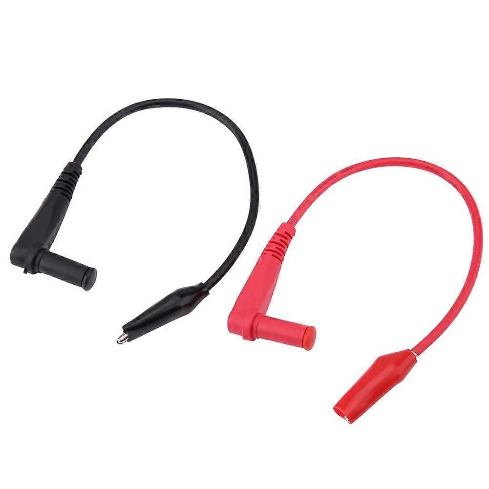1Pair 18cm Crocodile Clip Test Lead Digital Multimeter Testing Cable