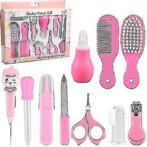 hmwy-10 in 1 baby healthcare kit portable grooming set newborn baby safety care set
