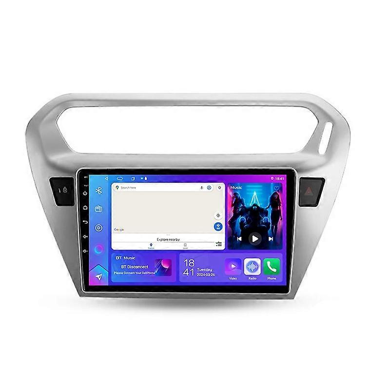 For Peugeot 301 Citroen C-Elysee 2012 -2016 Car Radio CarPlay Android Multimedia Player