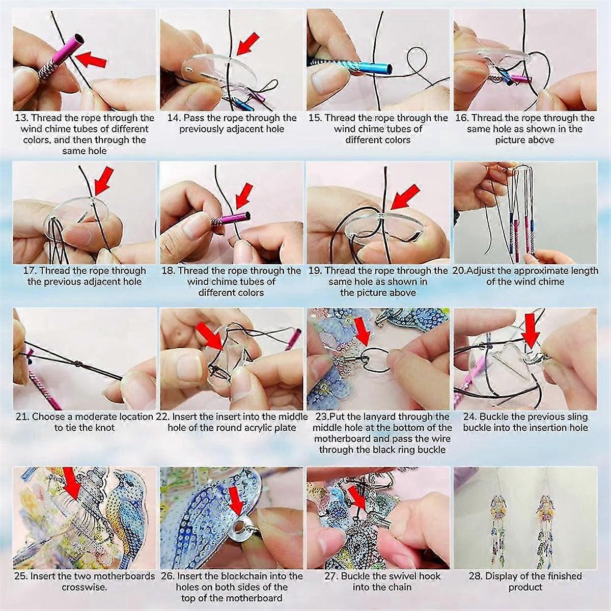 Suncatcher, Double Sided 5d Bird Hanging Ornament C