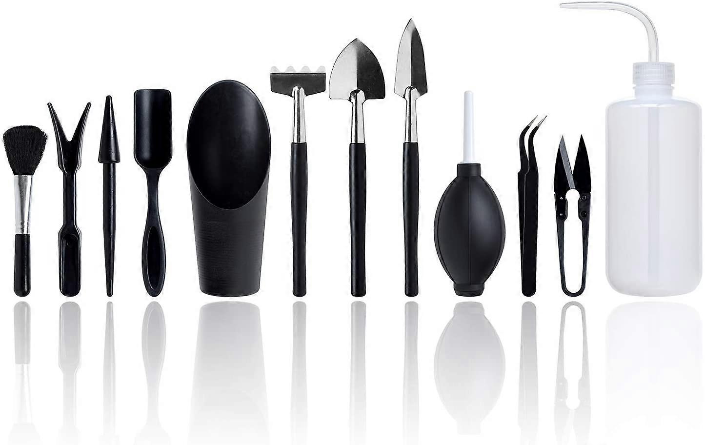 Set Of 12 Mini Gardening Tools For Succulents - For Indoor And Garden (Set Of 12 Tools)