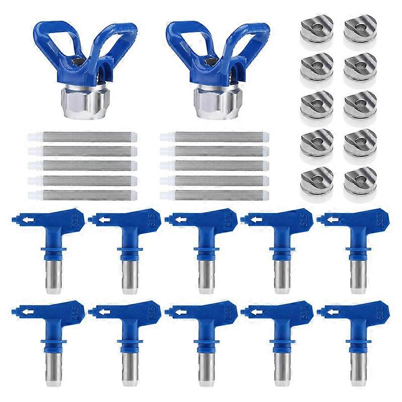 Airless Paint Sprayer Tips,Reversible Sprayer Tips with Spray Filters/Guard for Airless Spraying Ma