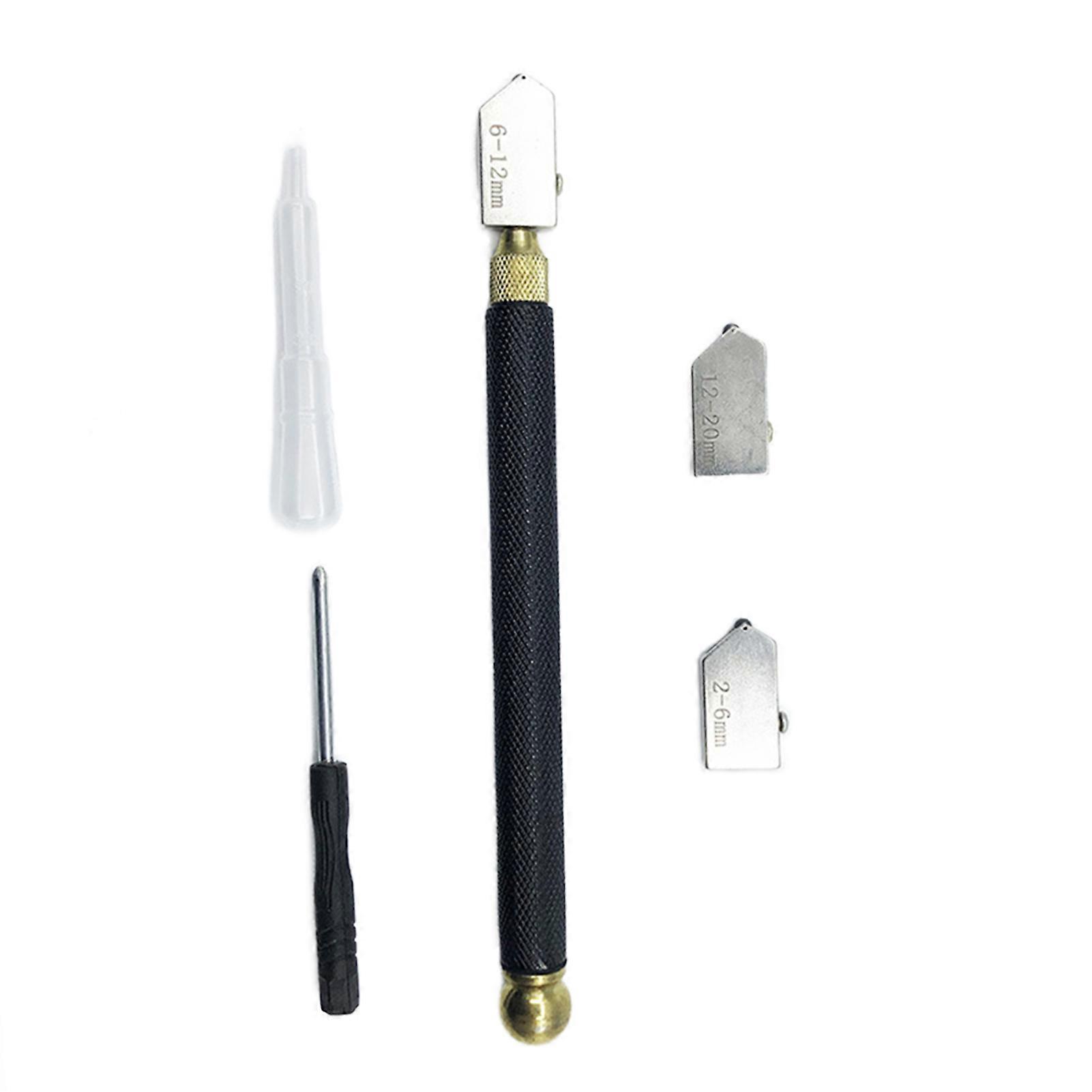 Professional Glass Cutter Set with Ergonomic Handle for 2-22mm Thick Mirror