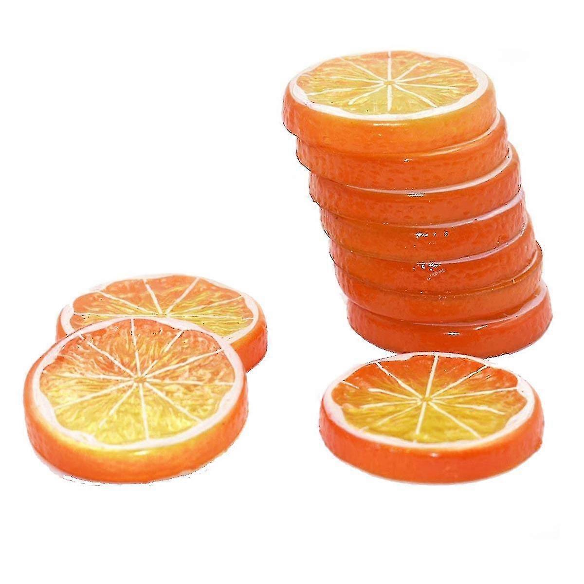 10 Pcs Lemon Artificial Fruit Highly Simulation Lifelike Party Decoration Orange