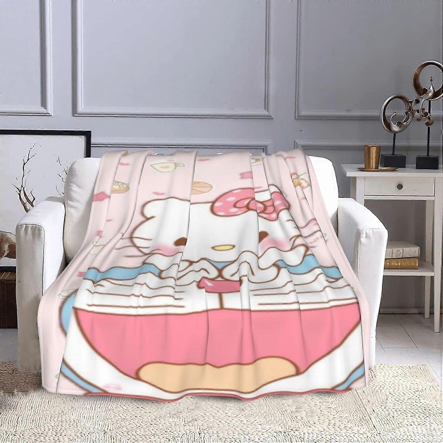 Cobertor dos desenhos animados, cobertor da animação 3D, flanela, macio ao toque