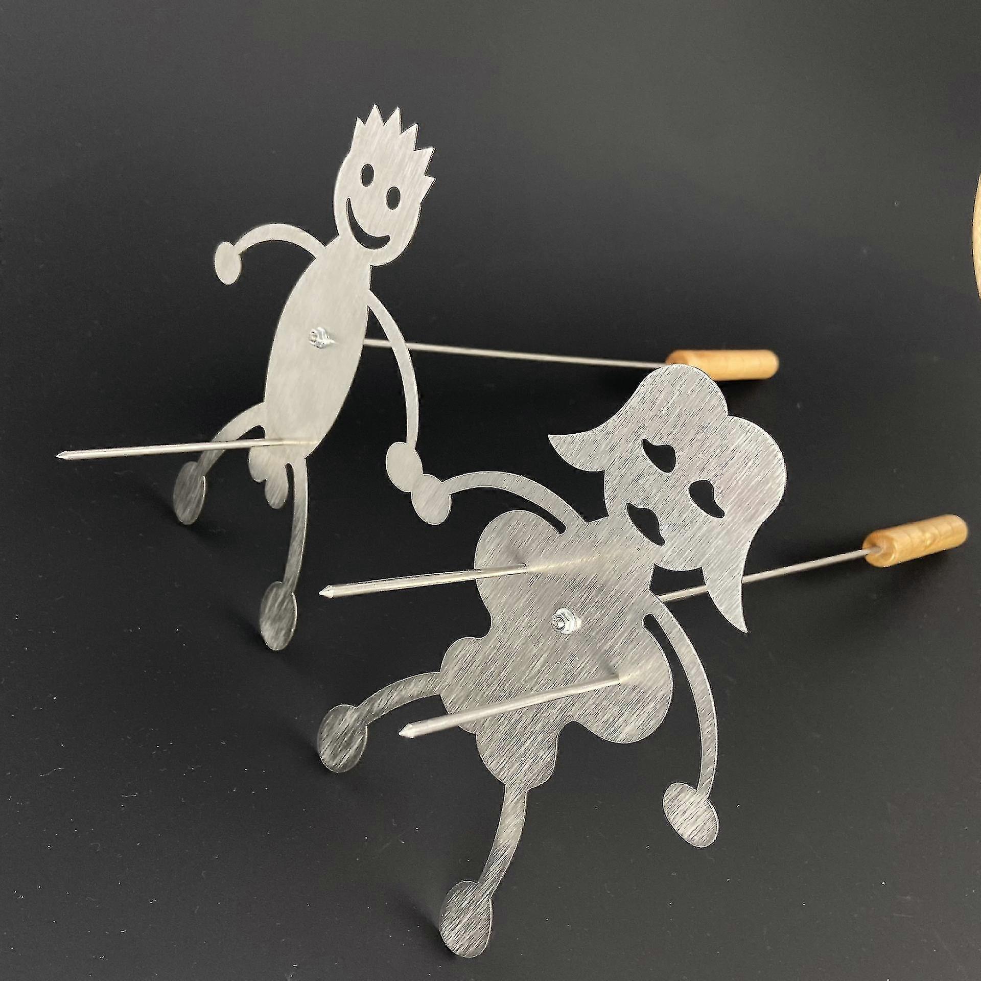 1 σετ μπάρμπεκιου σουβλάκι χοτ ντογκ για άντρες, μάτσο, γυναίκα, ψησταριά, ξυλάκια φωτιάς