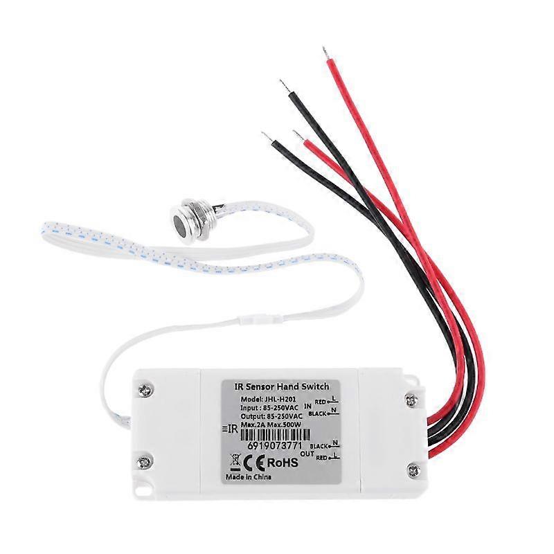 Touchless IR Motion Sensor Switch with 4 Cable Lighting PIR Sensor Switch