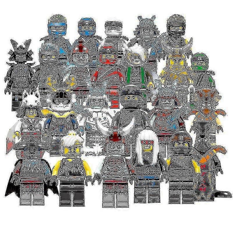 Set Of 24 Pcs Ninjago Mini Figures Kai Jay Sensei Wu Master Building Blocks Toys