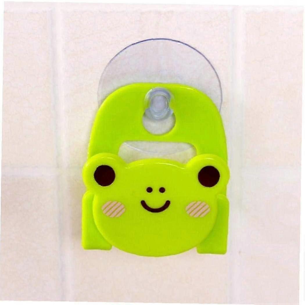 Σφουγγαράκης νεροχύτης κουζίνα κάτοχος ταινία βεντούζα κινουμένων σχεδίων για νεροχύτη Caddy διοργανωτής μπάνιο πολλαπλών χρήσεων νεροχύτη Rack10pcs-πράσινο