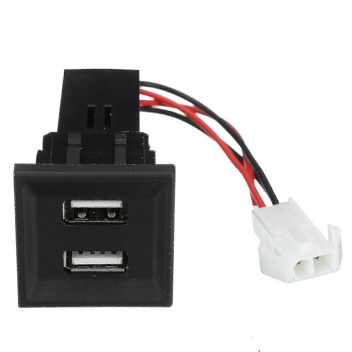 Blue Dual Usb Charger Adapter Socket For T5 Transporter 2003-2009