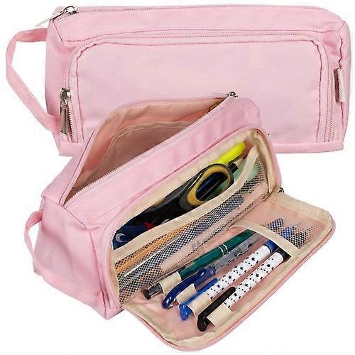 Double Extendable Pencil Case - Pink Maaleo 24519