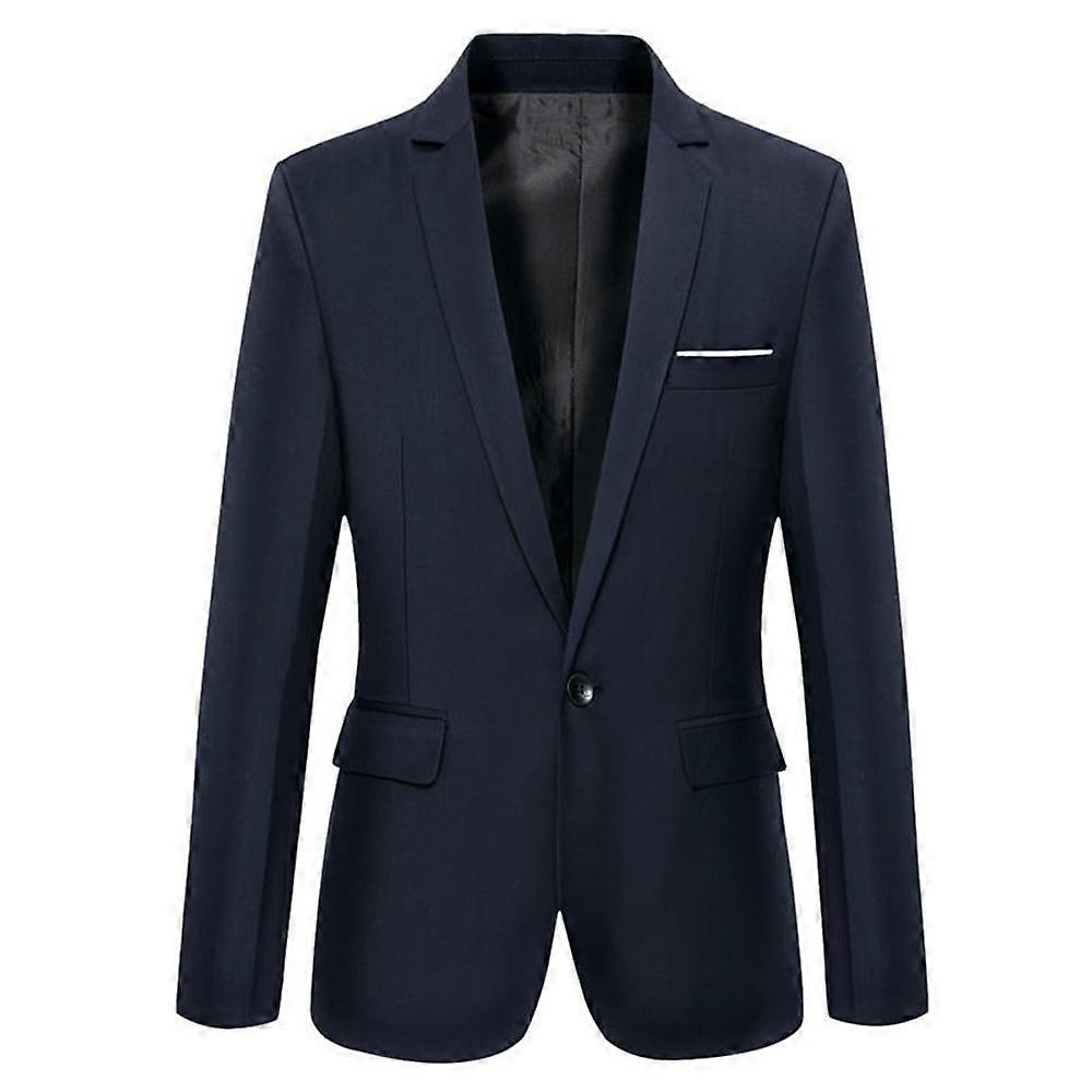 Men Tuxedo Jacket Dress Suit Office Formal Evening Business