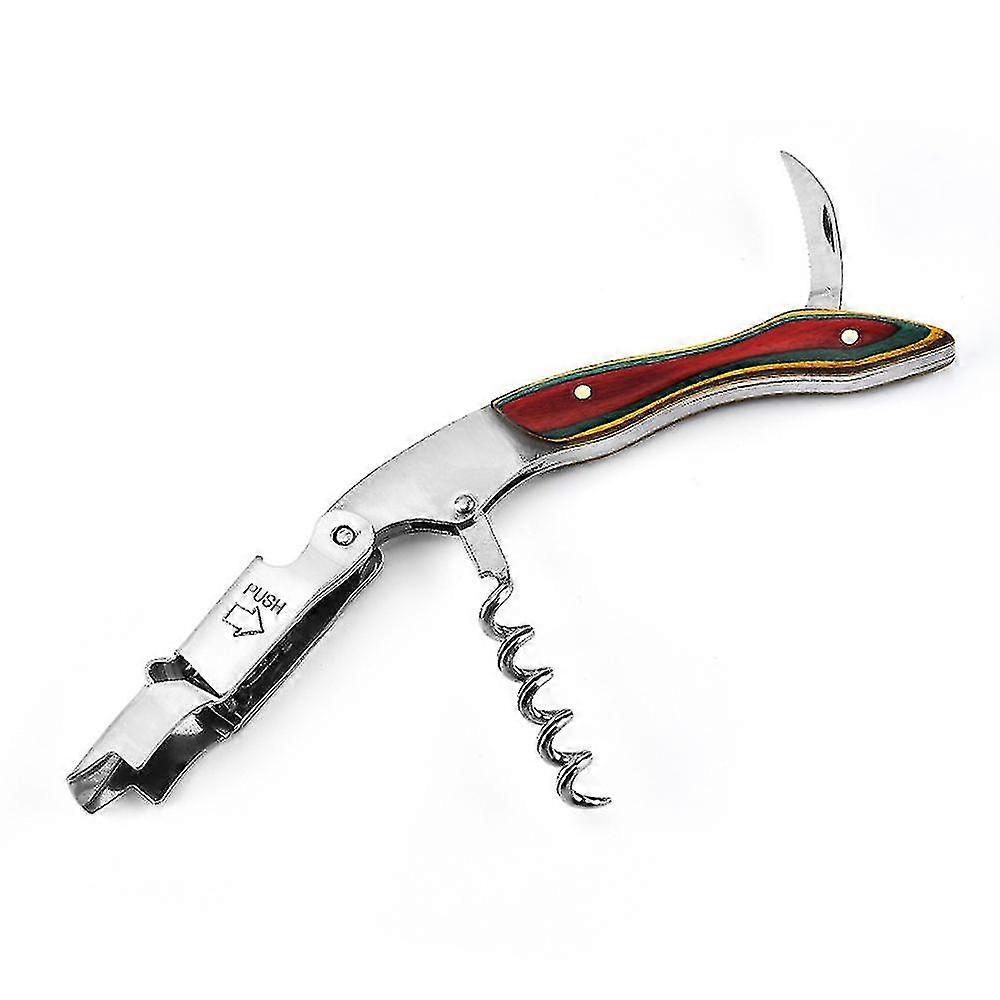 Multifunctional Stainless Steel Wine Beer Corkscrew,for Waiters