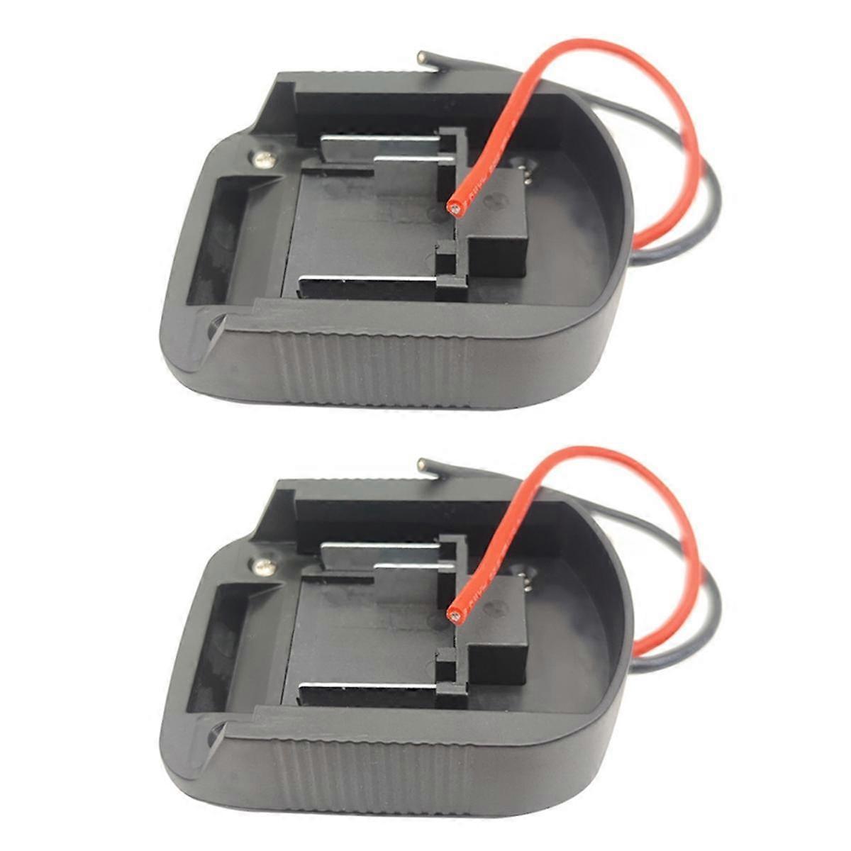 2Pc Battery Adapter for 18V Lithium Battery Power Tool Connector Adapter Dock Holder for Power Tool