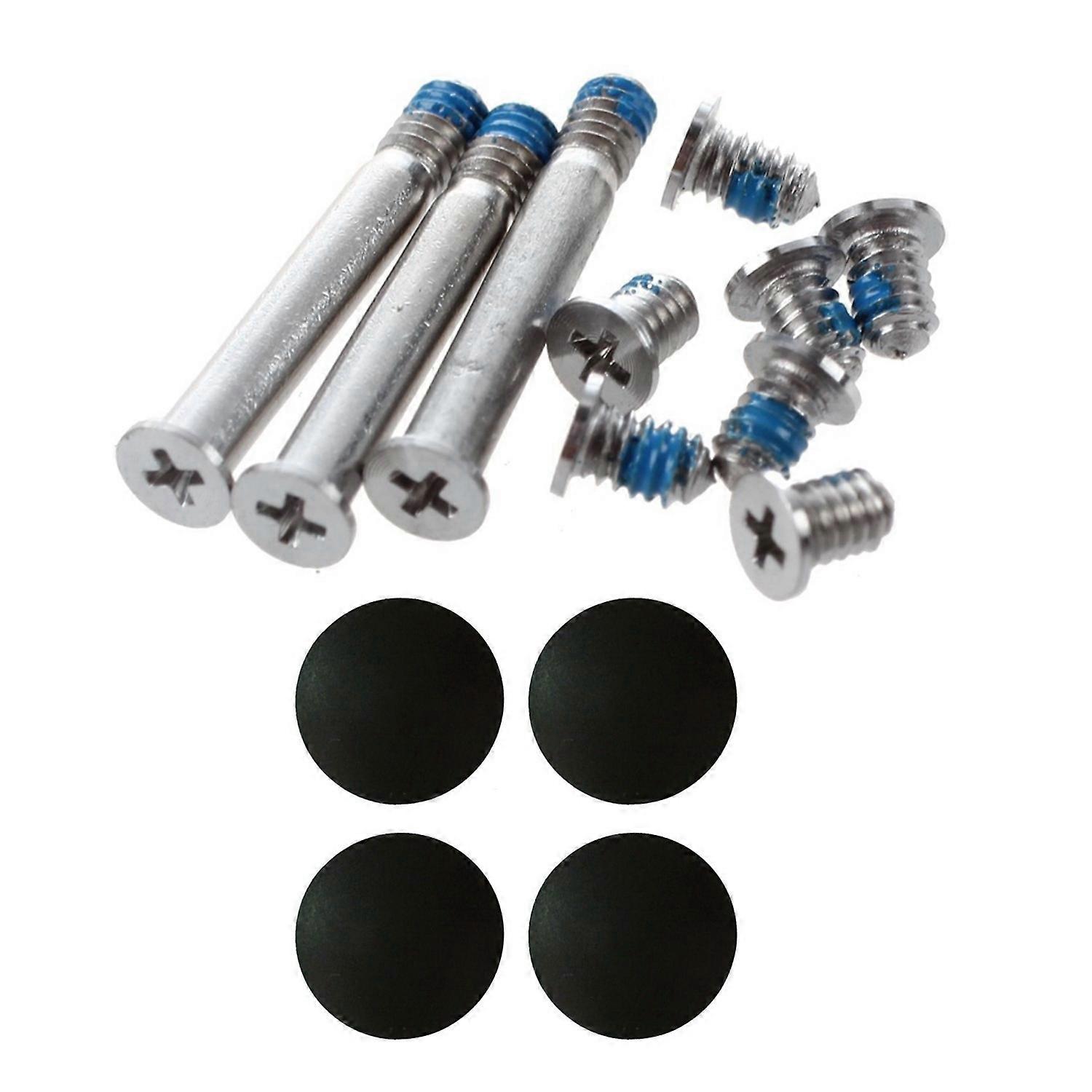 10Pcs Screws Set & 4Pcs Bottom Rubber Feet Foot Fit for Pro A1278 A1286 A1297 13 15 17 Inch