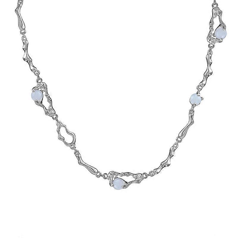 Irregular pin Steel Pendant  Necklace