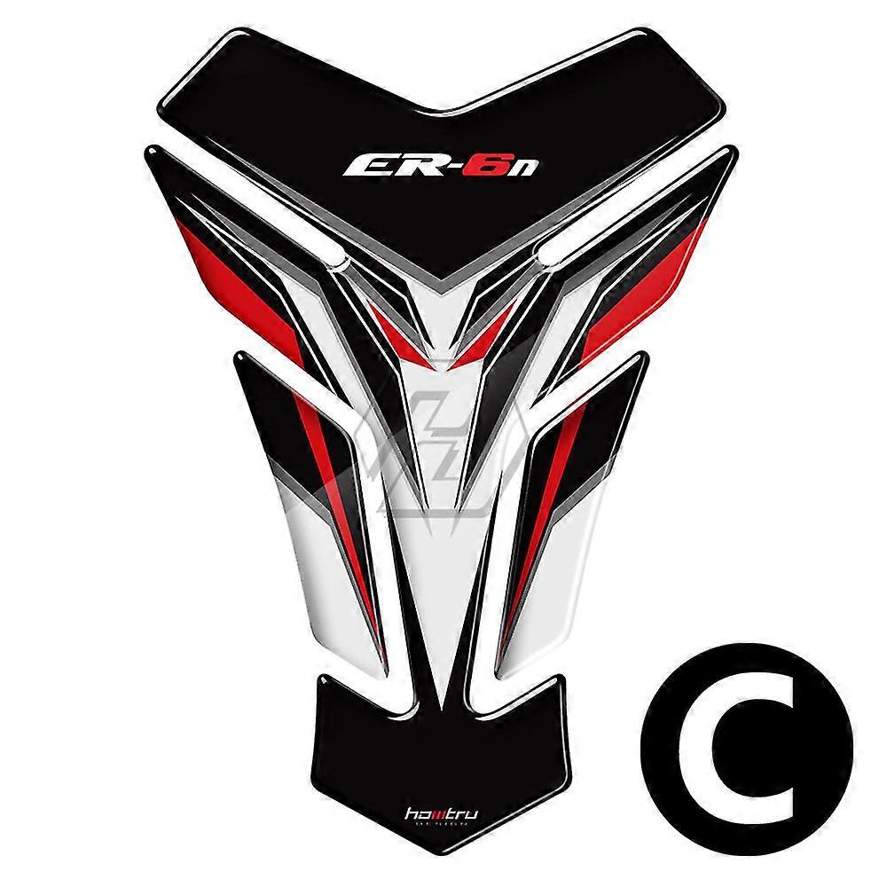 New 3d Motorcycle Tank Pad Protector Stickers Case For Kawasaki Er6 Er-6n Er6n Decals