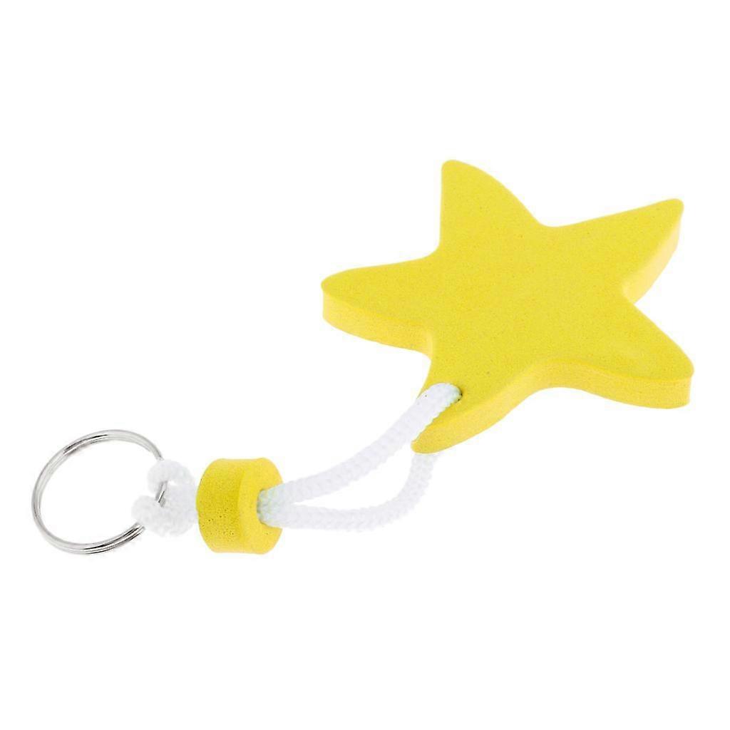 Floating Keychain, Boat Keychain, Water Sports Floating Foam Keychain: Various Colors - Black