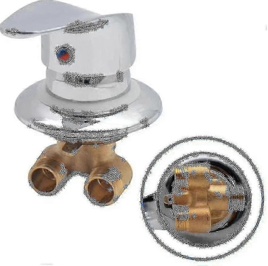 دش كابينة خلاط الصنبور النحاس دش صنبور منفذ تحويل الكروم دش خلاط الصنبور