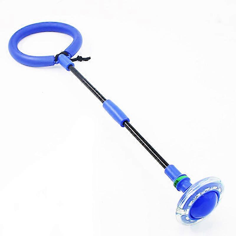 Children's Flashing Jump Ring, Ankle Jump Ball, Glowing Jumping Ball, Flashing Jump Ball, Fat Burning Game for Children and Adults (Blue)