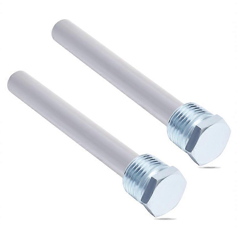 2pcs 4.5inch Water Heater Magnesium Anode Rod Practical Anti Corrosion Spare Protective Tank for RV Camper Trailer NPT Thread