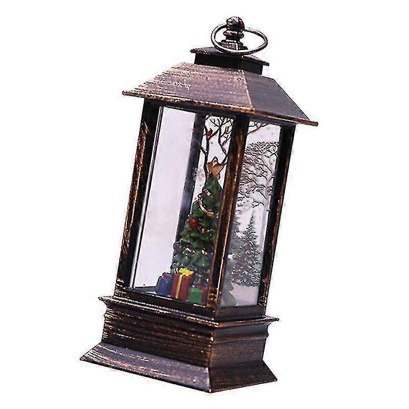 Cor sortida 1 Enfeites de Natal 1pc Natal Portáteis Ornamentos Wind Lantern Desk