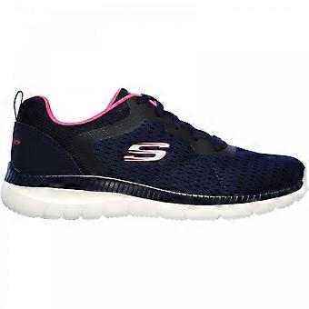 Skechers Bountiful Percorso Rapido Femminile | Blu marino/Rosa acceso | Scarpe da ginnastica stringate da donna